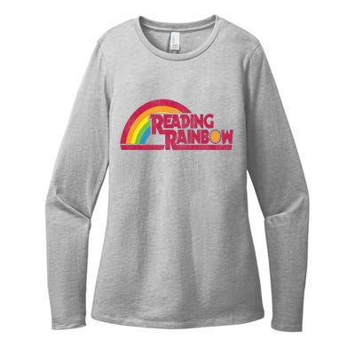 Reading Rainbow Womens CVC Long Sleeve Shirt