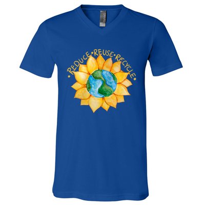 Reduce Reuse Recycle Gift V-Neck T-Shirt