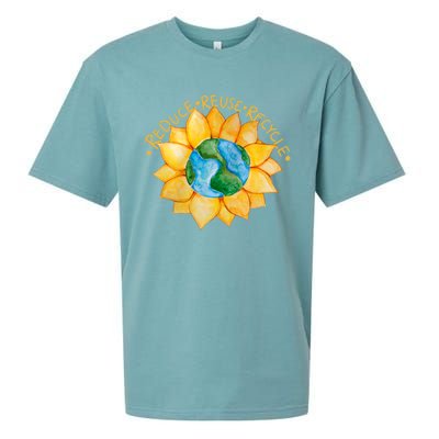 Reduce Reuse Recycle Gift Sueded Cloud Jersey T-Shirt