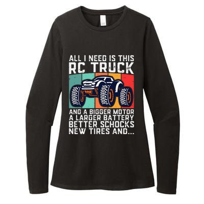 Rc Racing Rc Truck Lover Funny Radio Controlled Rc Car Joke Womens CVC Long Sleeve Shirt