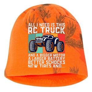 Rc Racing Rc Truck Lover Funny Radio Controlled Rc Car Joke Kati - Camo Knit Beanie