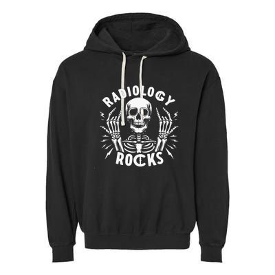 Radiology Rocks Garment-Dyed Fleece Hoodie