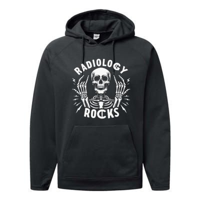 Radiology Rocks Performance Fleece Hoodie