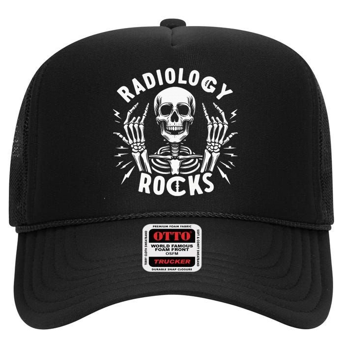 Radiology Rocks High Crown Mesh Back Trucker Hat