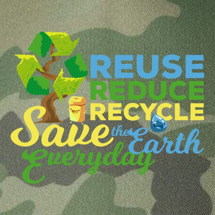 Reuse Reduce Recycle Save The Earth Everyday Gift Legacy Tie Dye Trucker Hat