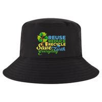 Reuse Reduce Recycle Save The Earth Everyday Gift Cool Comfort Performance Bucket Hat