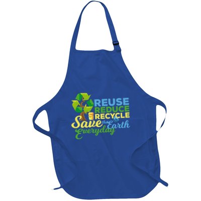 Reuse Reduce Recycle Save The Earth Everyday Gift Apron
