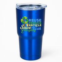 Reuse Reduce Recycle Save The Earth Everyday Gift Tumbler