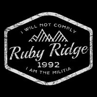Remember Ruby Ridge 1992. I Will Not Comply. 7-Panel Snapback Hat