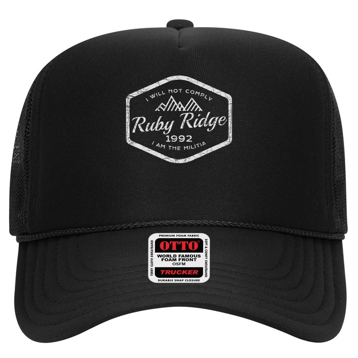 Remember Ruby Ridge 1992. I Will Not Comply. Trucker Hat
