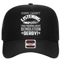 Road Rage Racer: Demo Derby On Race Tracks High Crown Mesh Back Trucker Hat