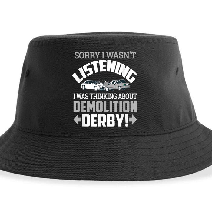 Road Rage Racer: Demo Derby On Race Tracks Sustainable Bucket Hat