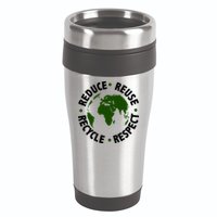 Recycle Reduce Reuse Respect Earth Day 16oz Travel Tumbler