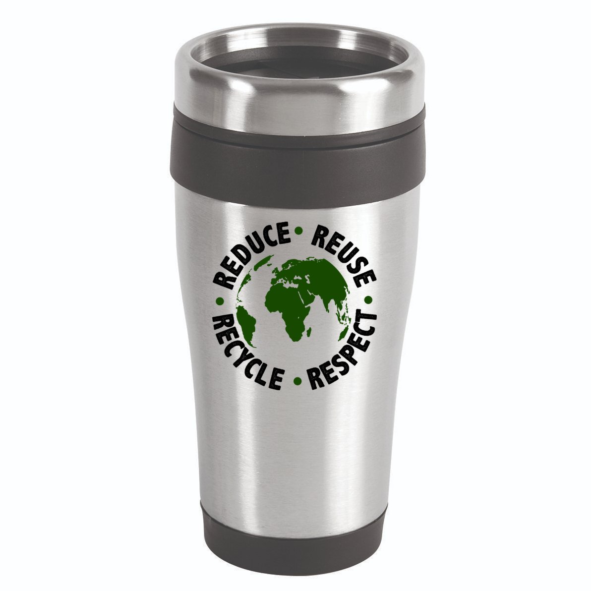 Recycle Reduce Reuse Respect Earth Day 16oz Travel Tumbler