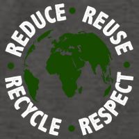 Recycle Reduce Reuse Respect Earth Day Vector Backpack