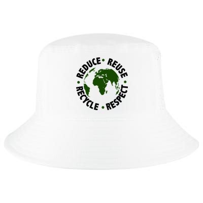 Recycle Reduce Reuse Respect Earth Day Cool Comfort Performance Bucket Hat