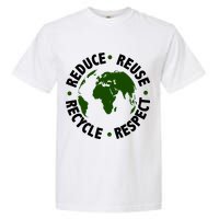Recycle Reduce Reuse Respect Earth Day Garment-Dyed Heavyweight T-Shirt