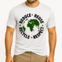 Recycle Reduce Reuse Respect Earth Day Performance Shirt