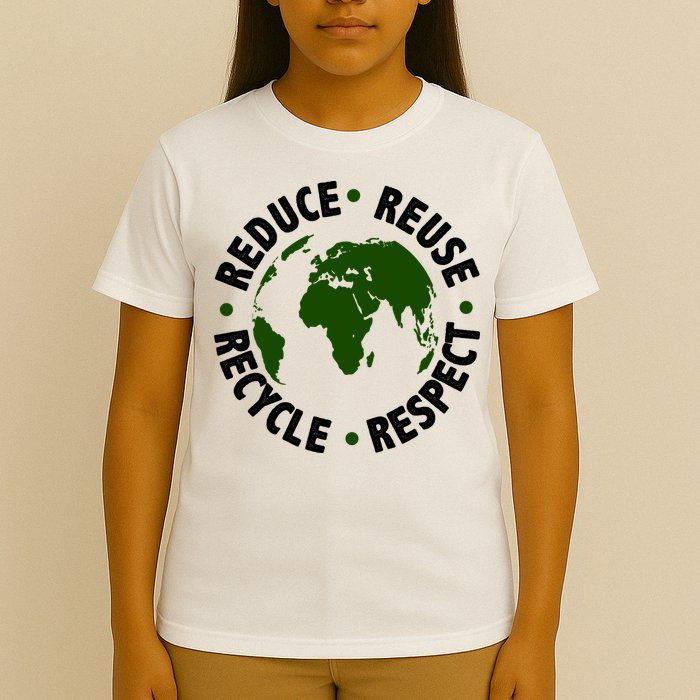 Recycle Reduce Reuse Respect Earth Day T-Shirt