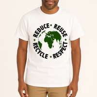 Recycle Reduce Reuse Respect Earth Day Tall T-Shirt