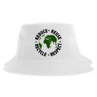 Recycle Reduce Reuse Respect Earth Day Sustainable Bucket Hat