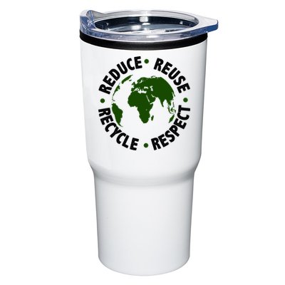 Recycle Reduce Reuse Respect Earth Day Tumbler