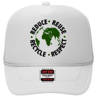 Recycle Reduce Reuse Respect Earth Day Hat