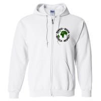 Recycle Reduce Reuse Respect Earth Day Full Zip Hoodie