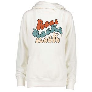 Real Racks Rock Gift Womens Funnel Neck Pullover Hood