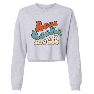 Real Racks Rock Gift Cropped Pullover Crew