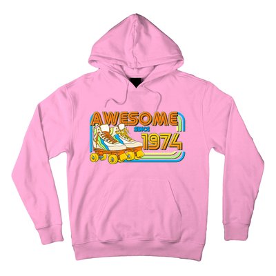 Retro Roller Skates Awesome Since 1974 50th Birthday Hoodie