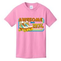 Retro Roller Skates Awesome Since 1974 50th Birthday Kids T-Shirt