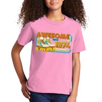Retro Roller Skates Awesome Since 1974 50th Birthday Kids T-Shirt