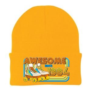 Retro Roller Skates Awesome Since 1984 40th Birthday Knit Cap Winter Beanie