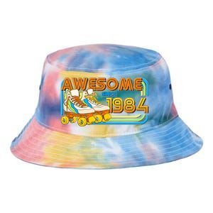 Retro Roller Skates Awesome Since 1984 40th Birthday Tie Dye Newport Bucket Hat