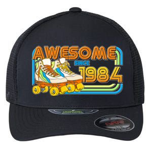 Retro Roller Skates Awesome Since 1984 40th Birthday Flexfit Unipanel Trucker Cap