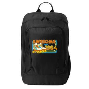 Retro Roller Skates Awesome Since 1984 40th Birthday City Backpack