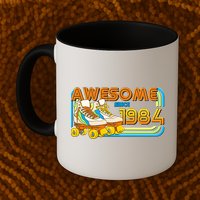 Retro Roller Skates Awesome Since 1984 40th Birthday Mug