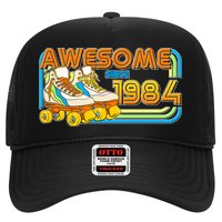 Retro Roller Skates Awesome Since 1984 40th Birthday Trucker Hat