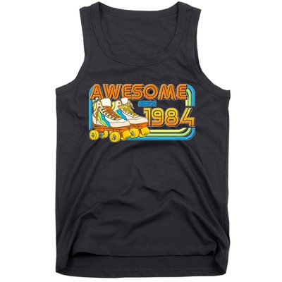Retro Roller Skates Awesome Since 1984 40th Birthday Tank Top