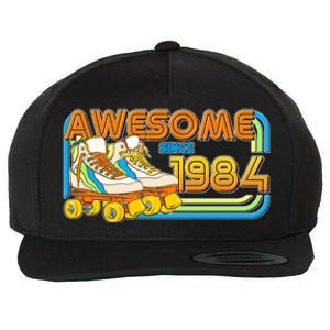 Retro Roller Skates Awesome Since 1984 40th Birthday Wool Snapback Cap