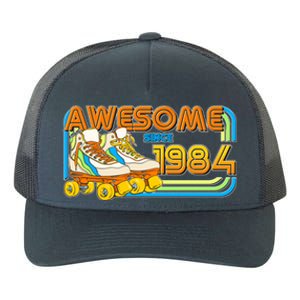 Retro Roller Skates Awesome Since 1984 40th Birthday Yupoong Adult 5-Panel Trucker Hat