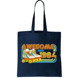 Retro Roller Skates Awesome Since 1984 40th Birthday Tote Bag