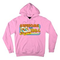 Retro Roller Skates Awesome Since 1984 40th Birthday Hoodie