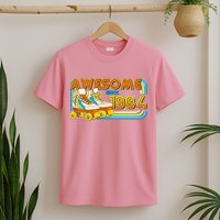 Retro Roller Skates Awesome Since 1984 40th Birthday T-Shirt