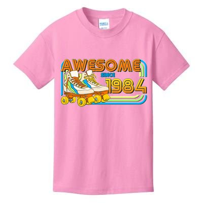 Retro Roller Skates Awesome Since 1984 40th Birthday Kids T-Shirt