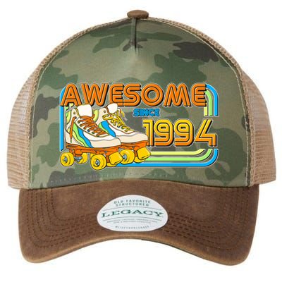 Retro Roller Skates Awesome Since 1994 30th Birthday Legacy Tie Dye Trucker Hat