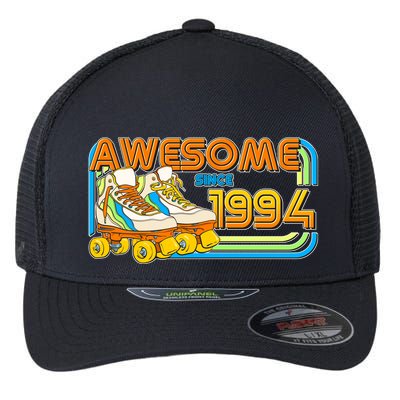 Retro Roller Skates Awesome Since 1994 30th Birthday Flexfit Unipanel Trucker Cap
