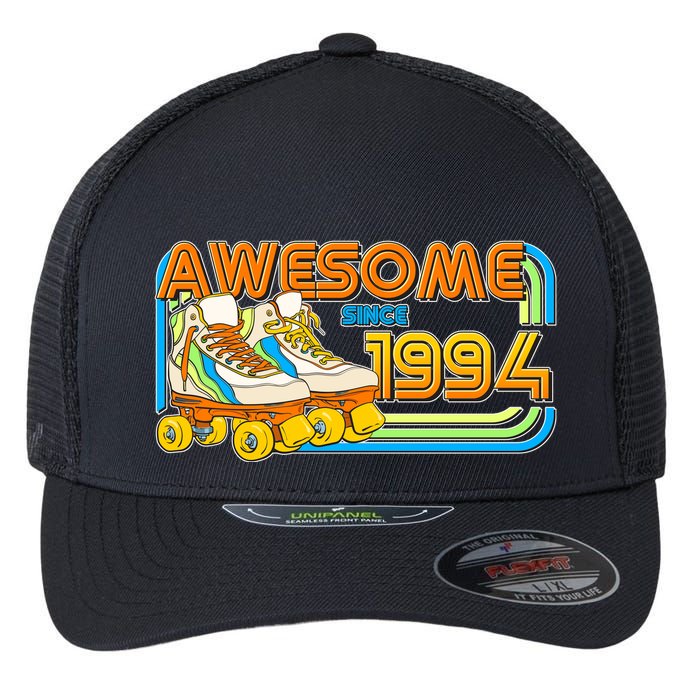 Retro Roller Skates Awesome Since 1994 30th Birthday Flexfit Unipanel Trucker Cap