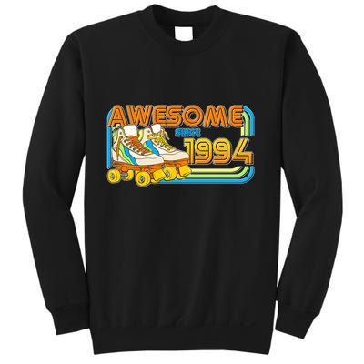 Retro Roller Skates Awesome Since 1994 30th Birthday Sweatshirt